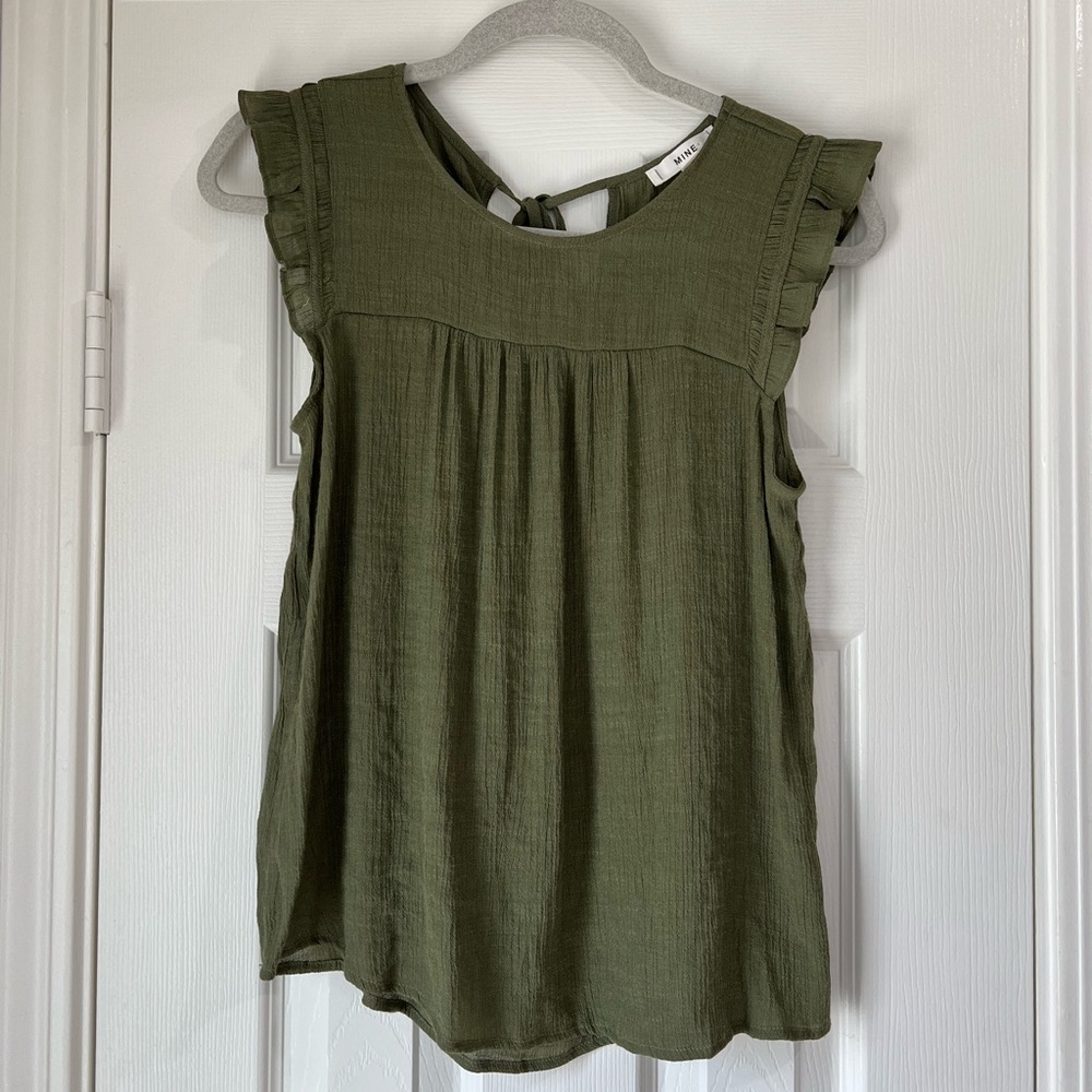 New Green Summer Top Size Small
